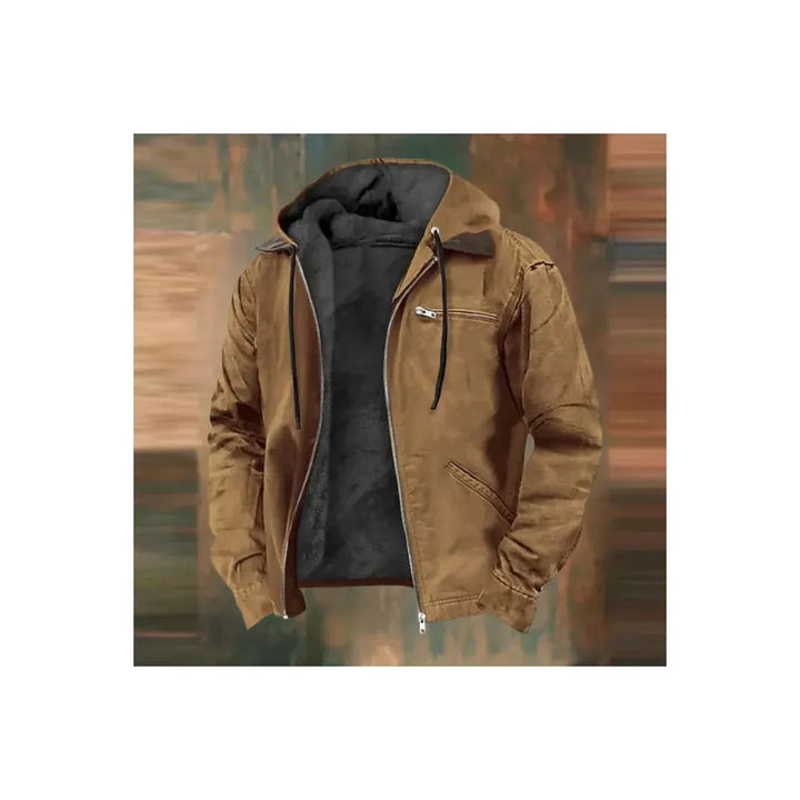 Evander - Minimalist leather jacket for men