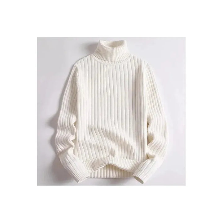 Erik – Classic Ribbed Turtleneck Pullover