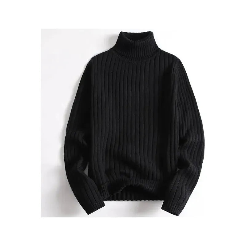 Erik – Classic Ribbed Turtleneck Pullover